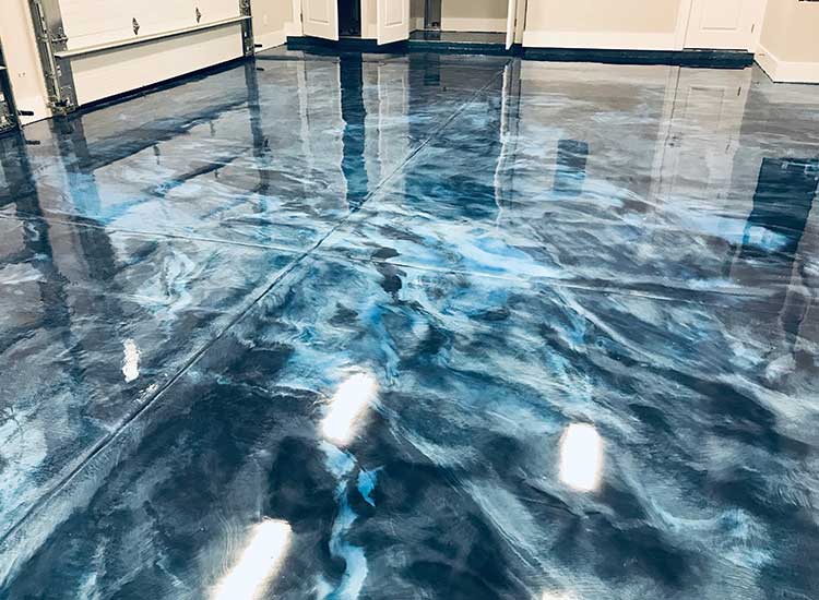 Recent Polished, Stained, Epoxy Projects — Grindkings Flooring